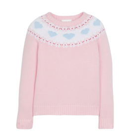 Little English Hearts Fair Isle Sweater