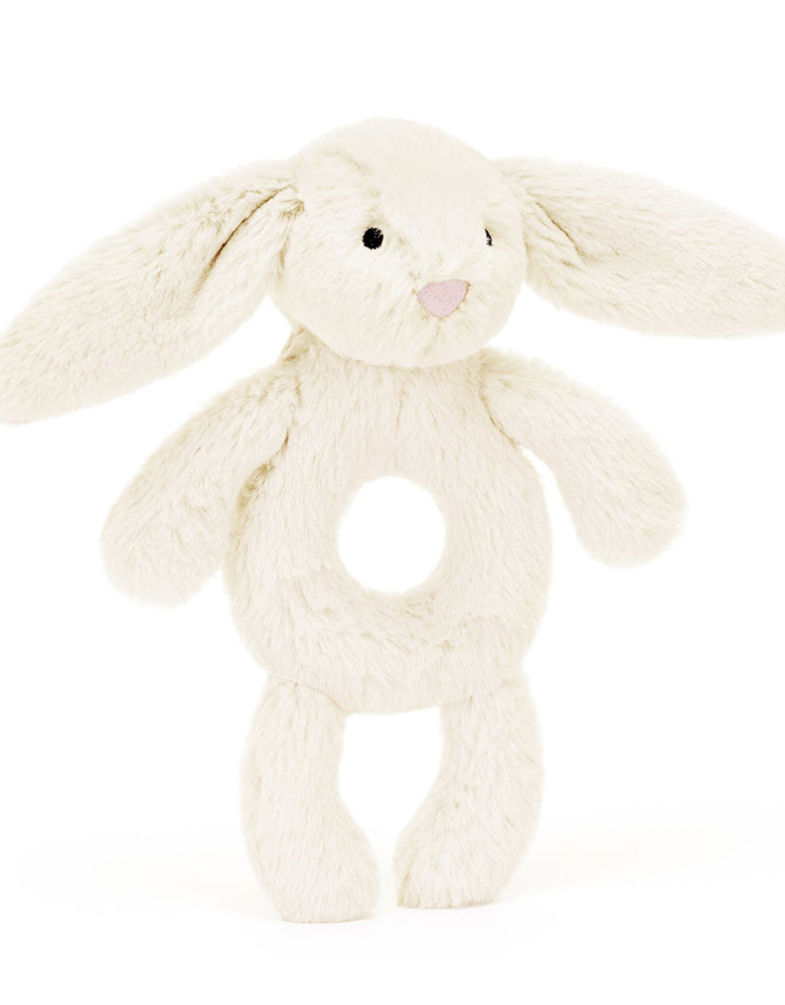 Jellycat Bashful Cream Bunny Ring Rattle