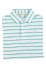 TBBC Prim Proper Polo Turks Teal Stripe