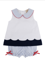 TBBC Colleen Colorblock Set White/Navy/Park City Blue