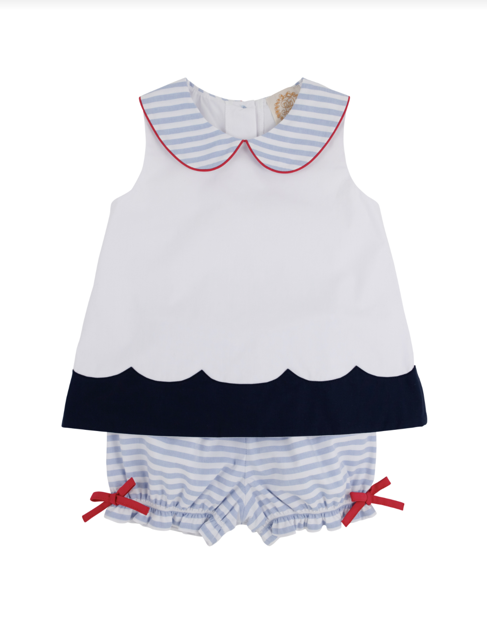 TBBC Colleen Colorblock Set White/Navy/Park City Blue