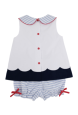 TBBC Colleen Colorblock Set White/Navy/Park City Blue