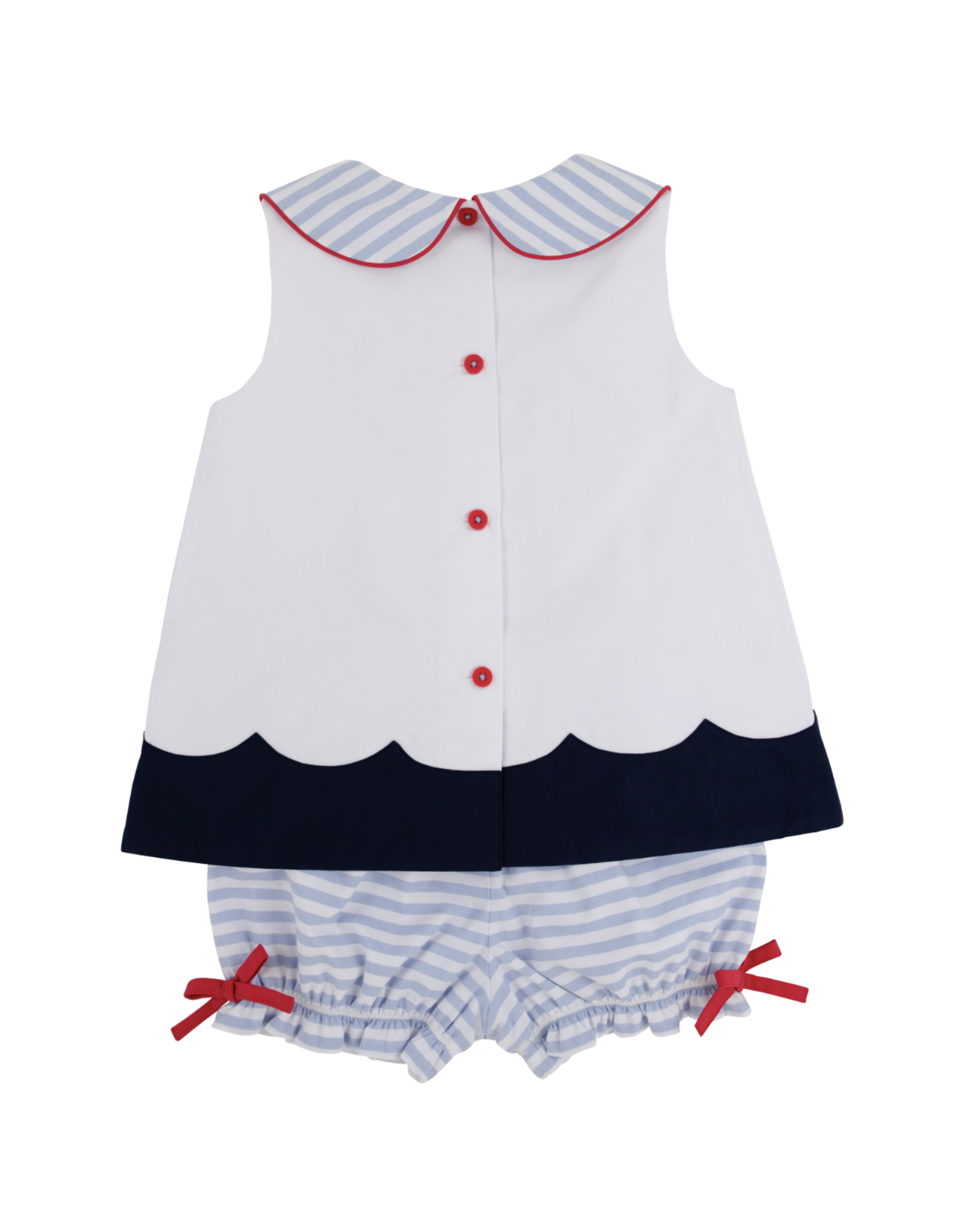 TBBC Colleen Colorblock Set White/Navy/Park City Blue