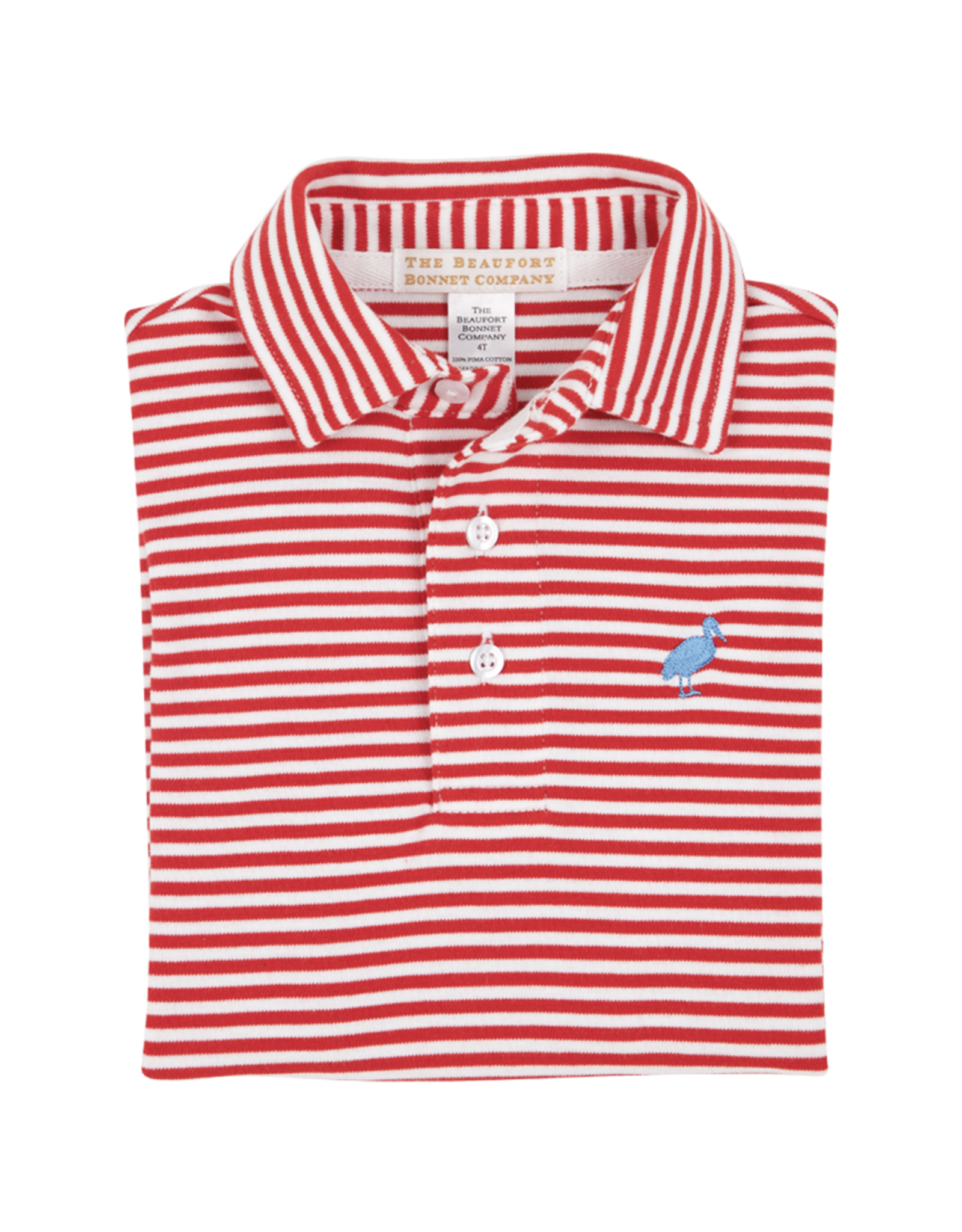 TBBC Prim Proper Polo Richmond Red/White