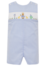Petit Bebe 120K Peter Rabbit Blue Gingham Smocked Jon Jon