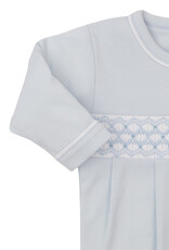 Kissy Kissy CLB25 Smocked Footie Blue
