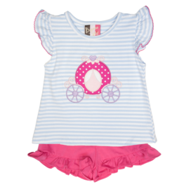 Banana Split Carriage Applique Short Set