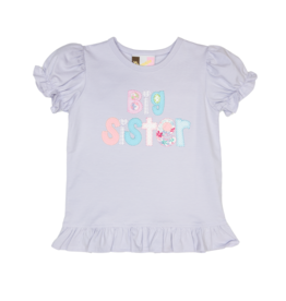 Banana Split Big Sister Applique Shirt