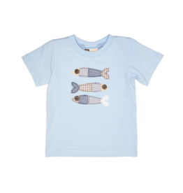 Banana Split Fish Trio Applique Shirt