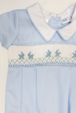 Lulu Bebe LBS25 Blake Smocked Bunny Bubble