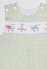 Lulu Bebe LBS25 Pete Airplane Smocked Shortall