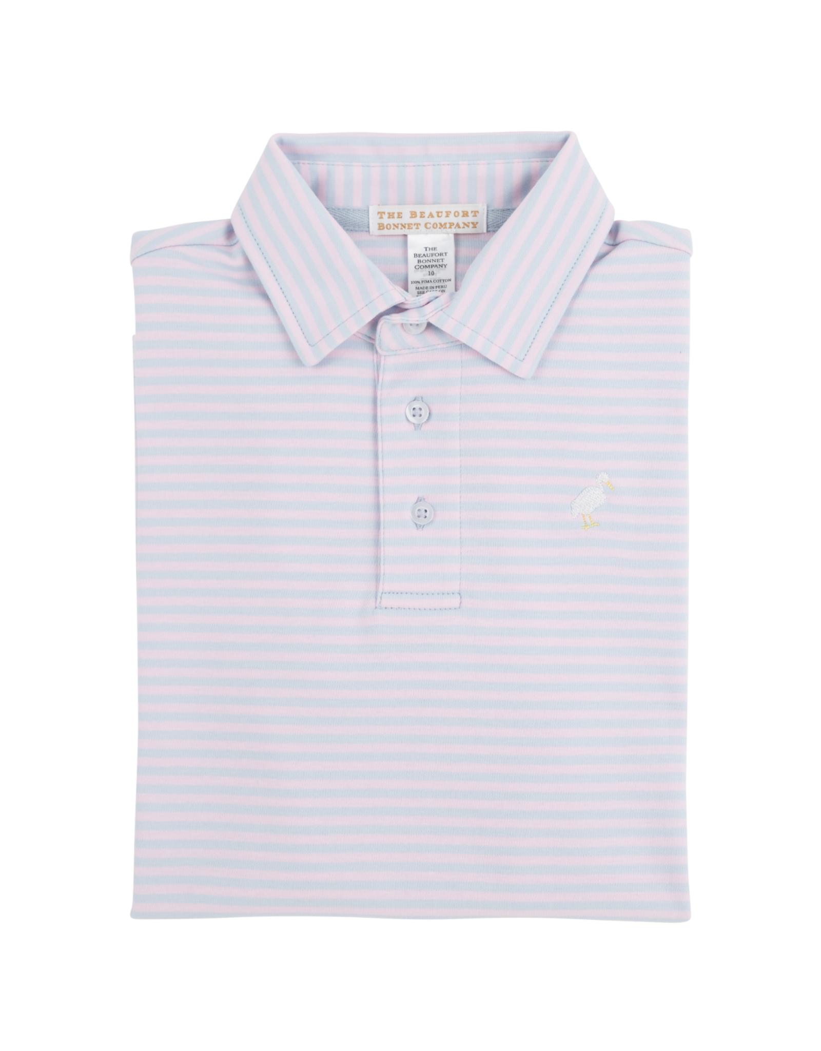 TBBC Prim Proper Polo Buckhead Blue/Palm Beach Pink Stripe