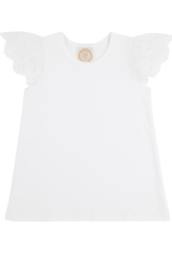 TBBC Ellens Eyelet top Worth Ave White