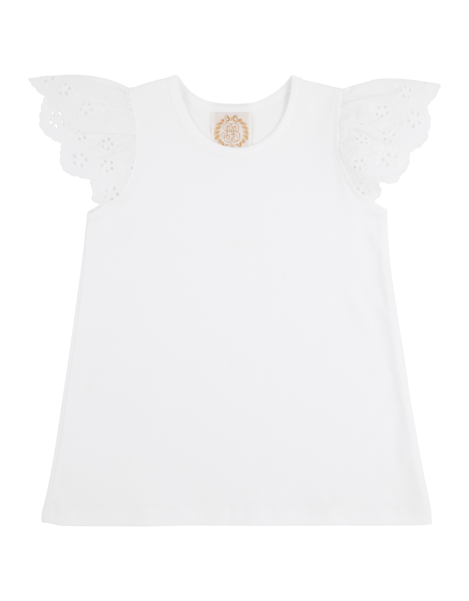TBBC Ellens Eyelet top Worth Ave White