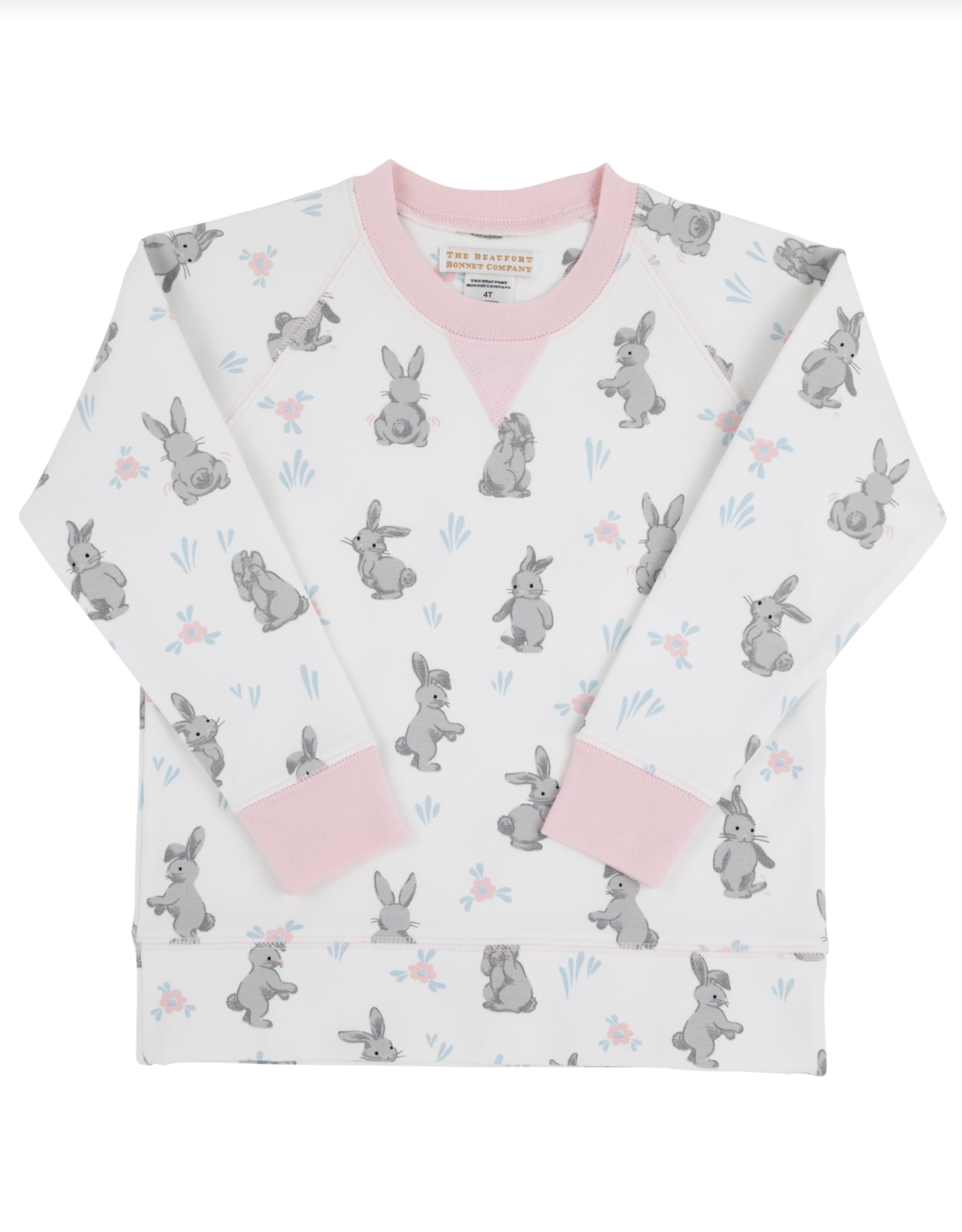 TBBC Cassidy Crewneck Broad St Bunnies Pink