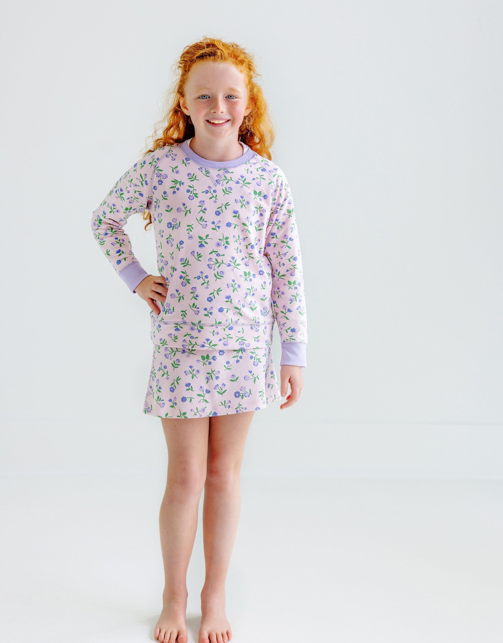 TBBC Cassidy Crewneck Tuxedo Park Tulips