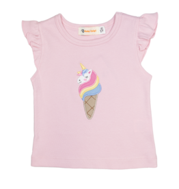 Luigi Light Pink Unicorn Cone Shirt