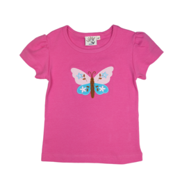 Luigi Hot Pink Butterfly Shirt