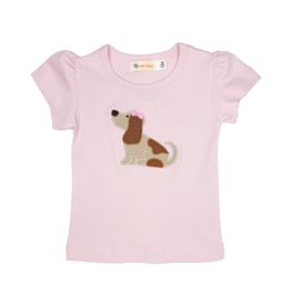 Luigi Light Pink Basset Hound Shirt