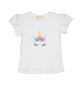 Luigi White Unicorn Face Shirt