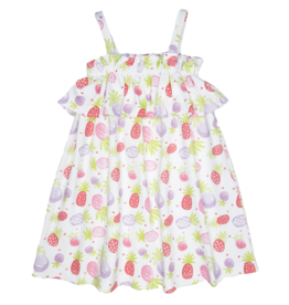 Luigi Pineapple Print Dress