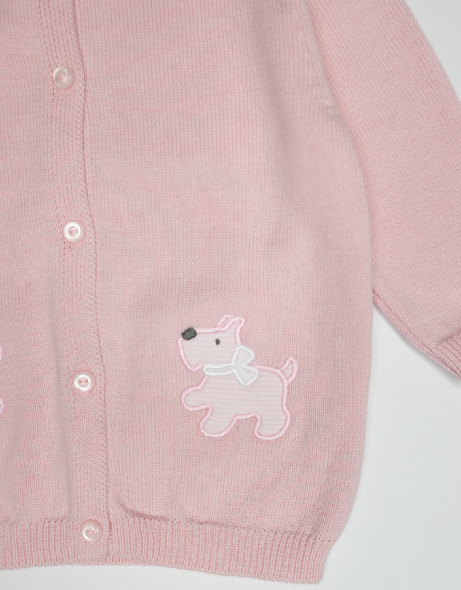 Luigi FF010 Pink Scottie Sweater
