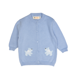 Luigi Blue Scottie Sweater