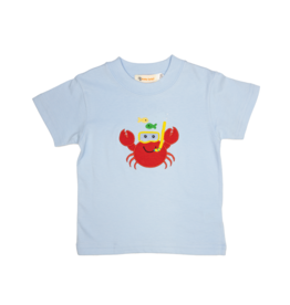 Luigi Shirt Light Sky Blue Snorkeling Crab