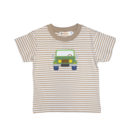 Luigi Shirt Sand Stripe Jeep