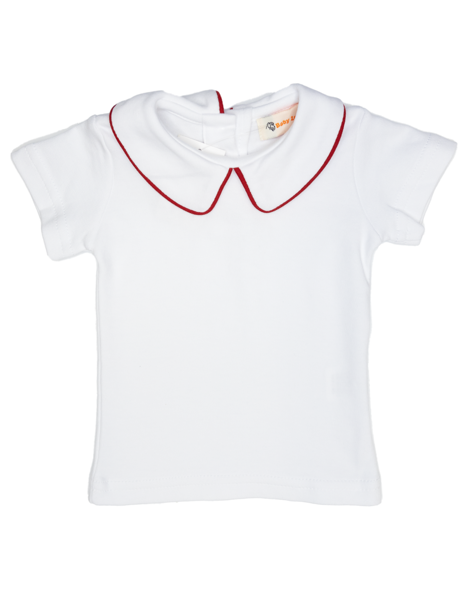 Luigi KB070 SS Collared Shirt White/Red
