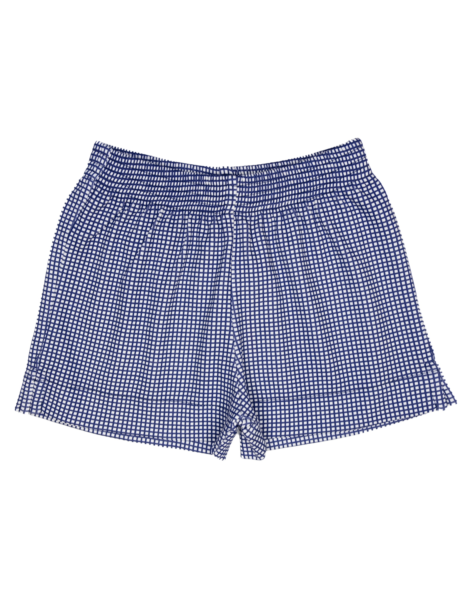 Luigi ISH006P Gingham Knit Short Navy