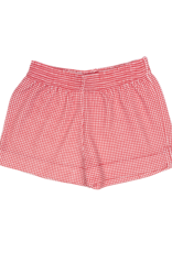 Luigi ISH006P Gingham Knit Short Red