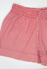 Luigi ISH006P Gingham Knit Short Red
