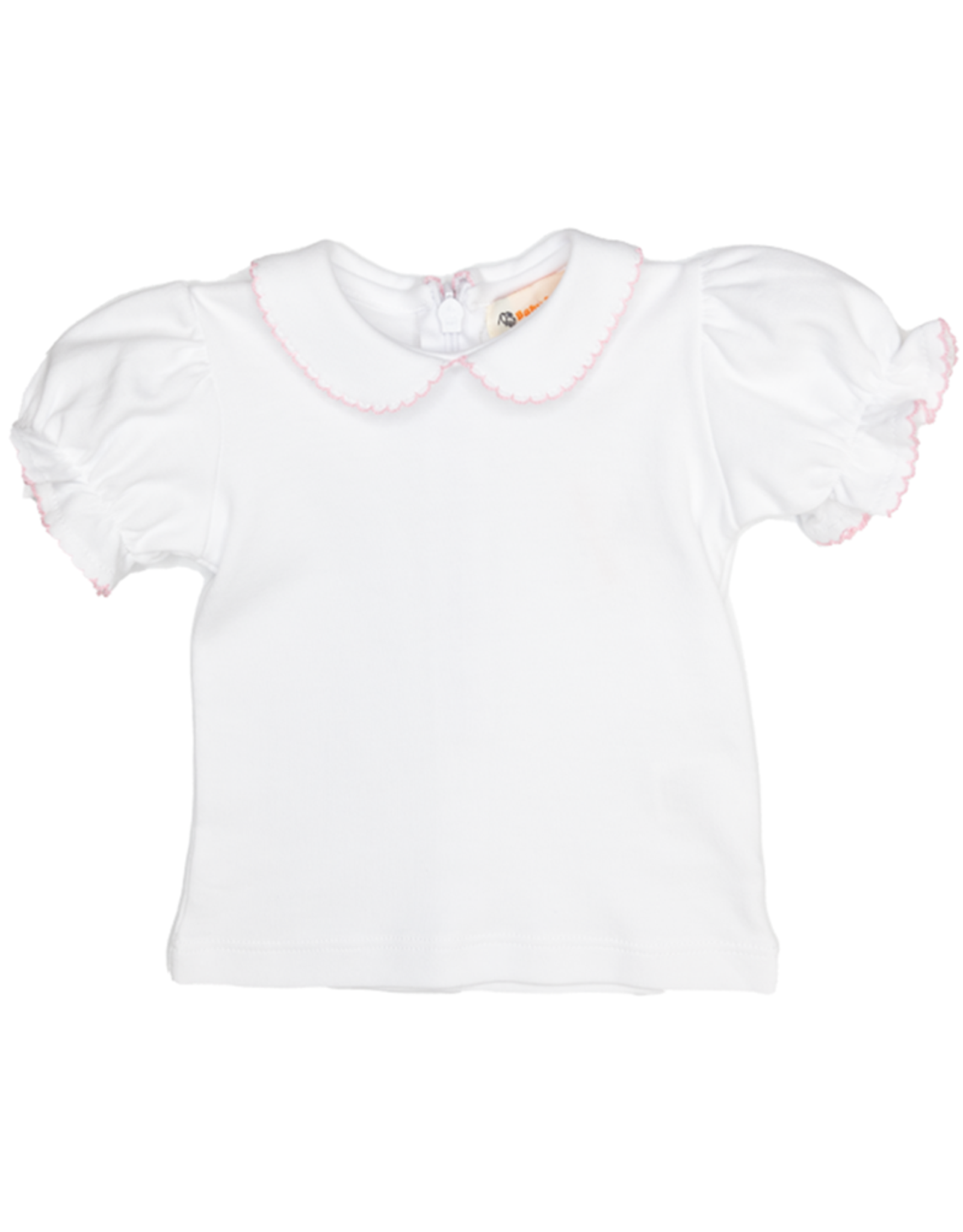 Luigi KB079 SS Blouse White/Pink