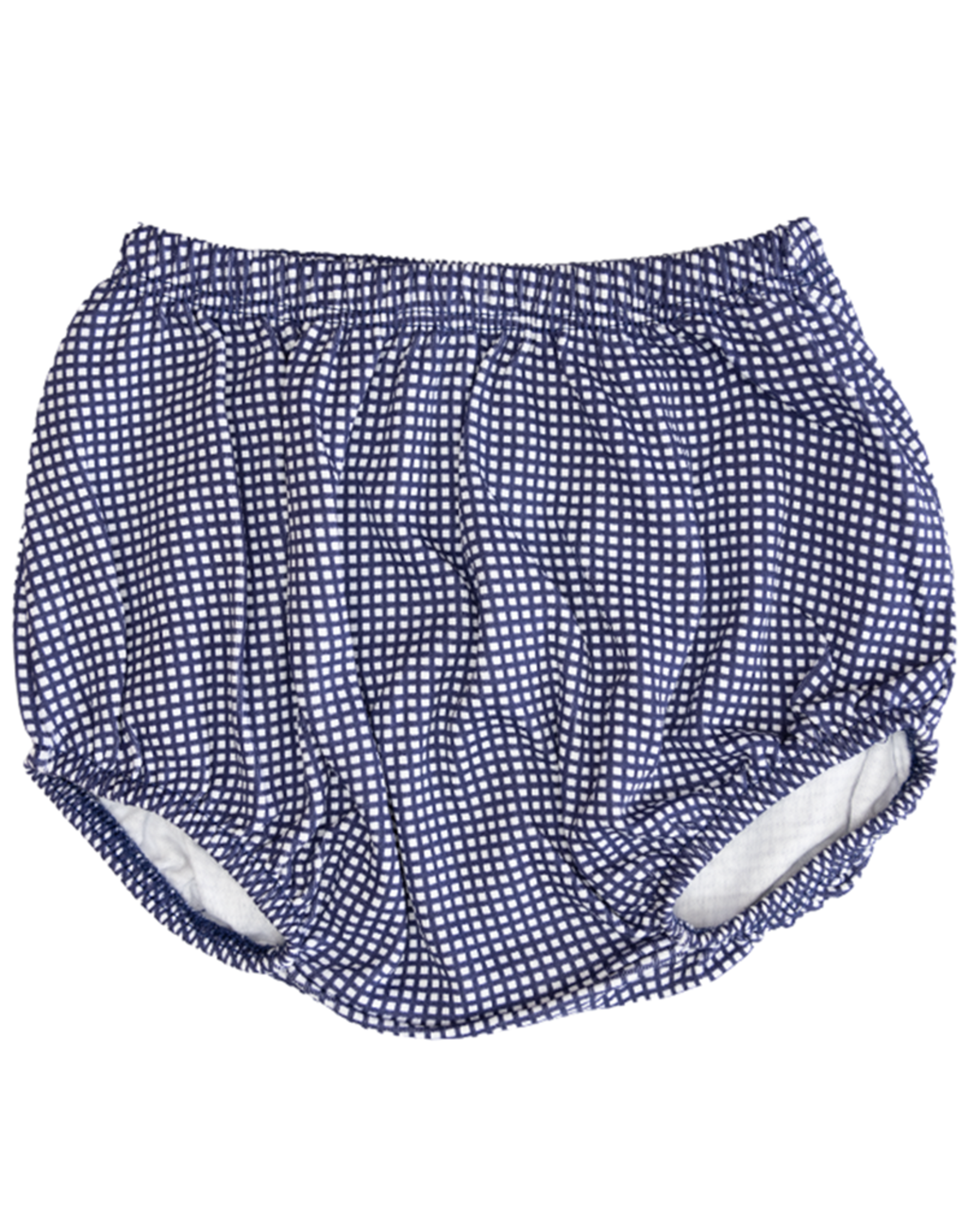 Luigi IDC005P Gingham Diaper Cover Navy