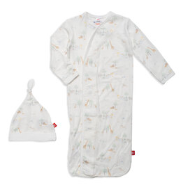 Magnetic Me Modal Gown/Hat Set White Serene Safari