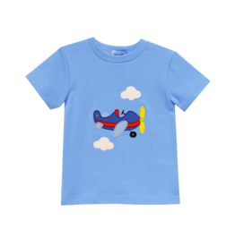 Vive la Fete Airplane Applique Shirt