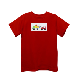 Vive la Fete Smocked Shirt Red Sports Trucks