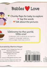 Cottage Door Press Babies Love Animals Lift-A Flap board book