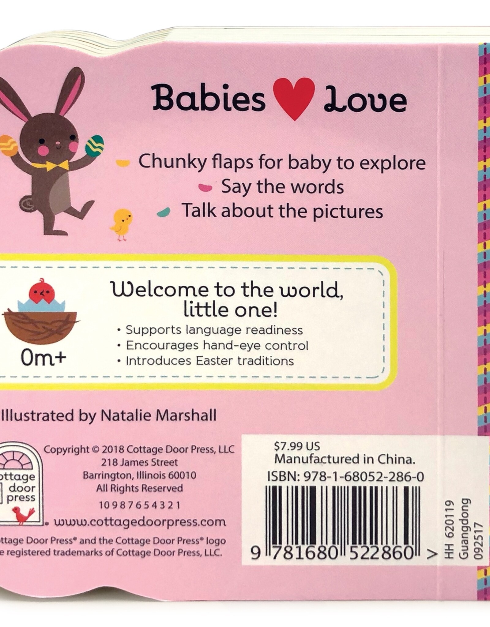 Cottage Door Press Babies Love Easter Lift-A Flap board book