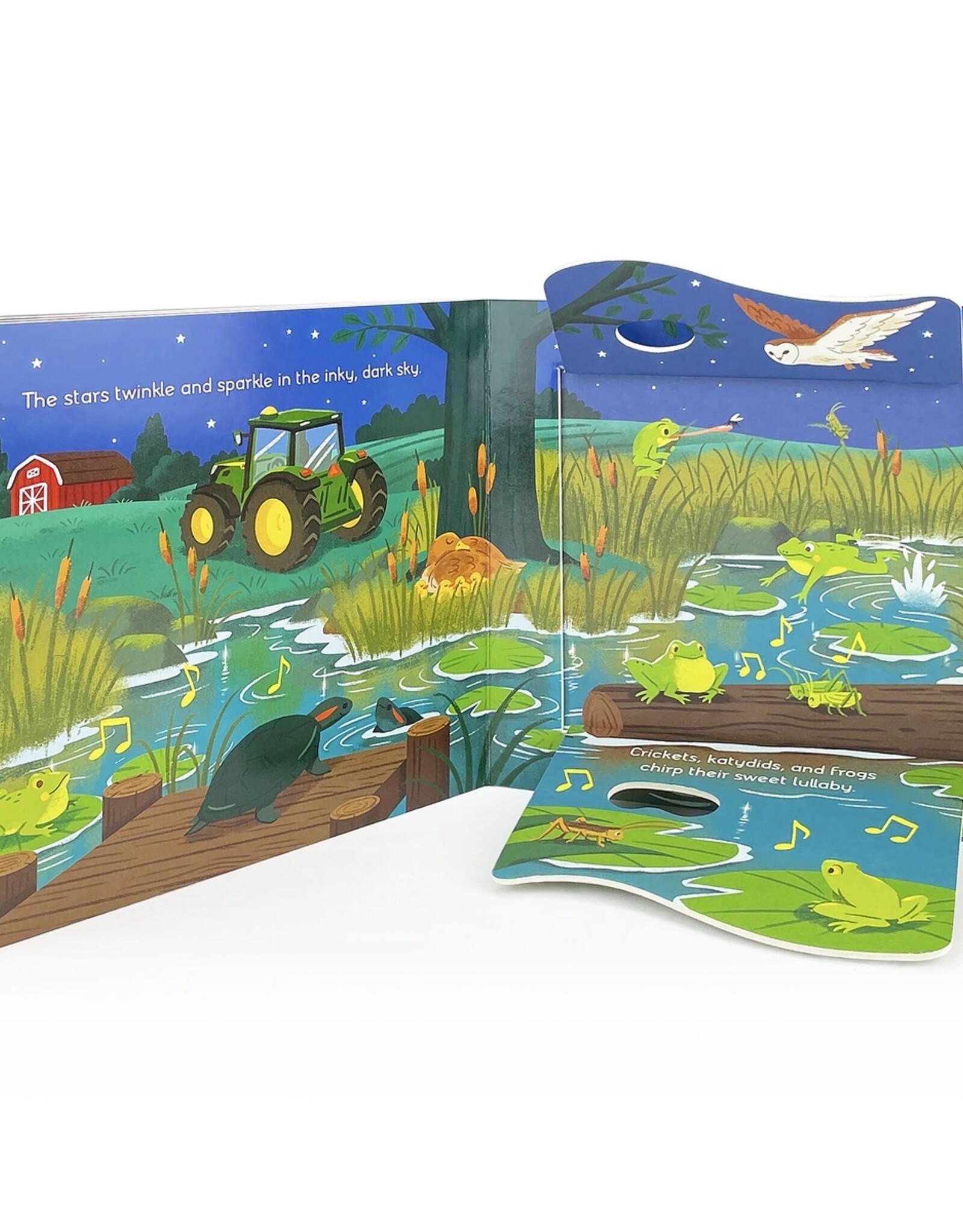 Cottage Door Press John Deere Kids Good Night Tractor Lift A Flap book