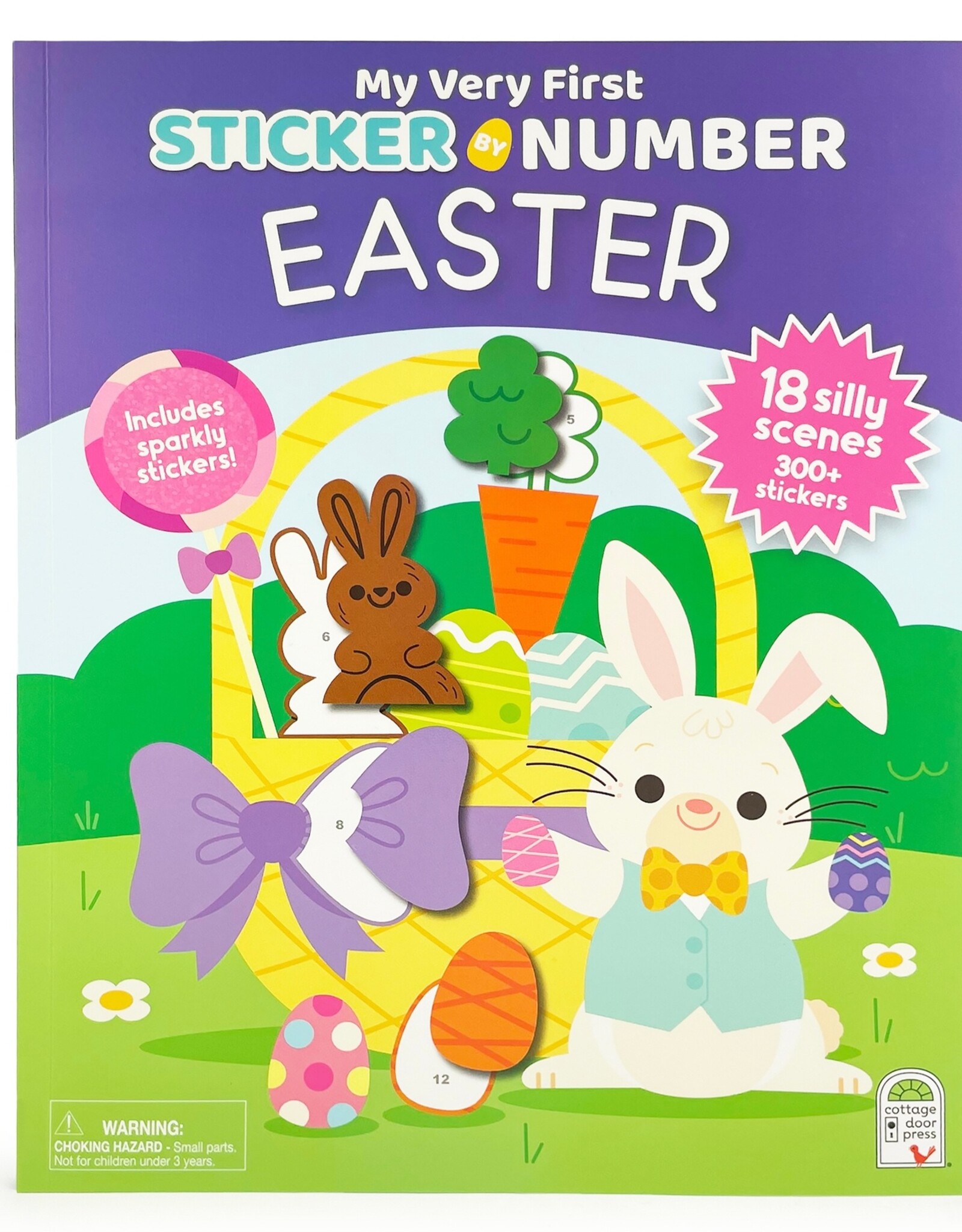 Cottage Door Press Easter: My Very First Sticker by Number activity book