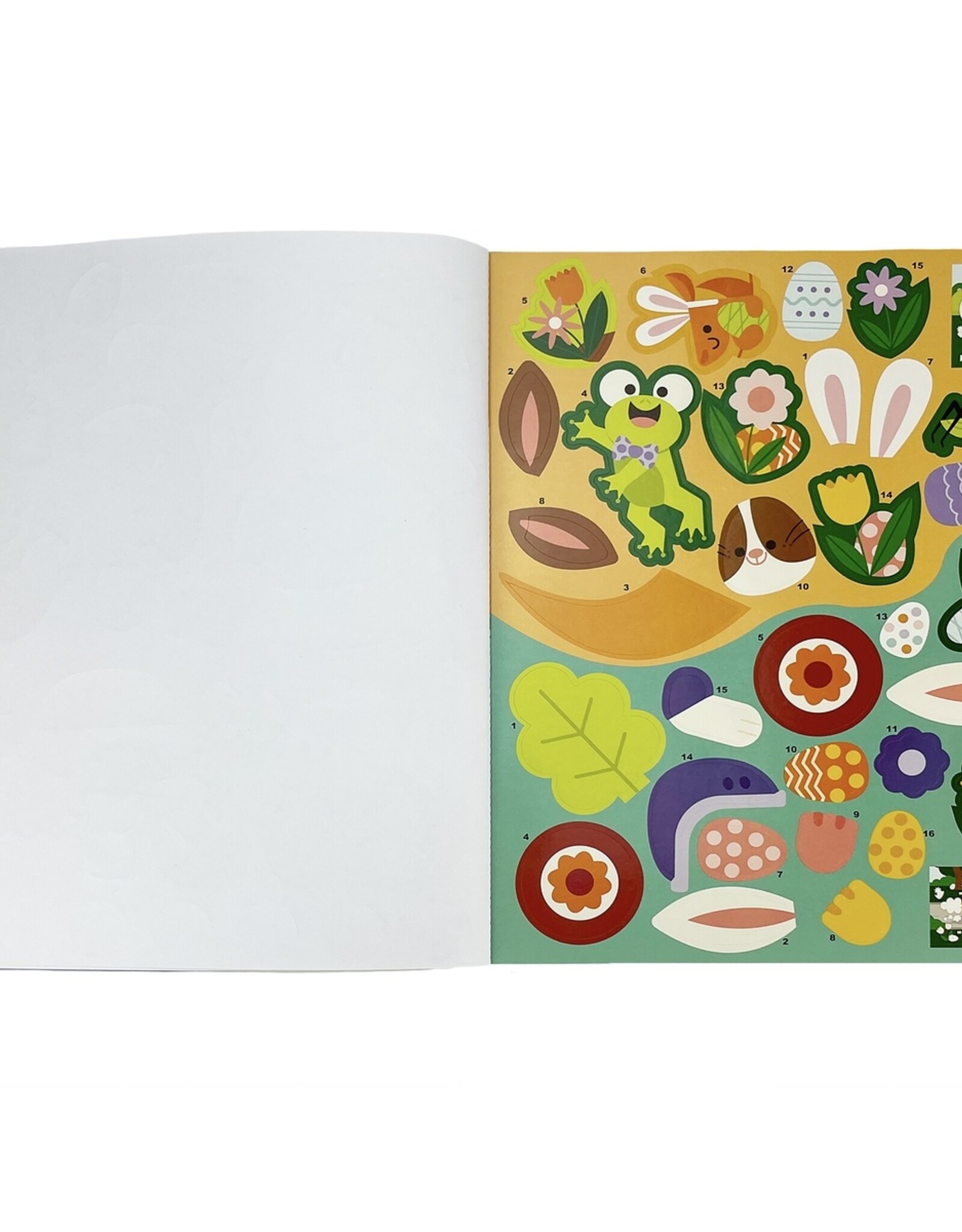 Cottage Door Press Easter: My Very First Sticker by Number activity book