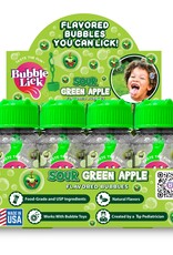 Toysmith Bubble Lick Sour Green Apple Bubbles