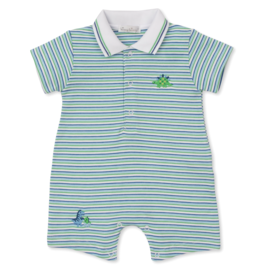 Kissy Kissy Dino District Stripe Playsuit