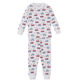 Kissy Kissy Flashing Firetrucks 2pc PJ