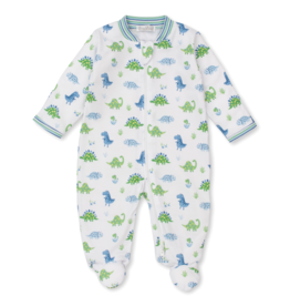 Kissy Kissy Dino District Zip Footie