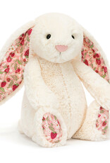 Jellycat Bashful Blossom Cream Bunny Original Berry