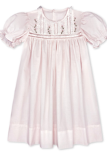 Lullaby Set Elizabeth Dress Pink w/Ecru lace
