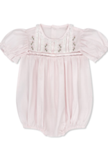 Lullaby Set Elizabeth Bubble Pink w/Ecru lace
